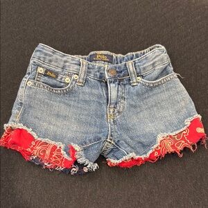 Polo by Ralph Lauren Kids Denim Shorts with Red Accents
